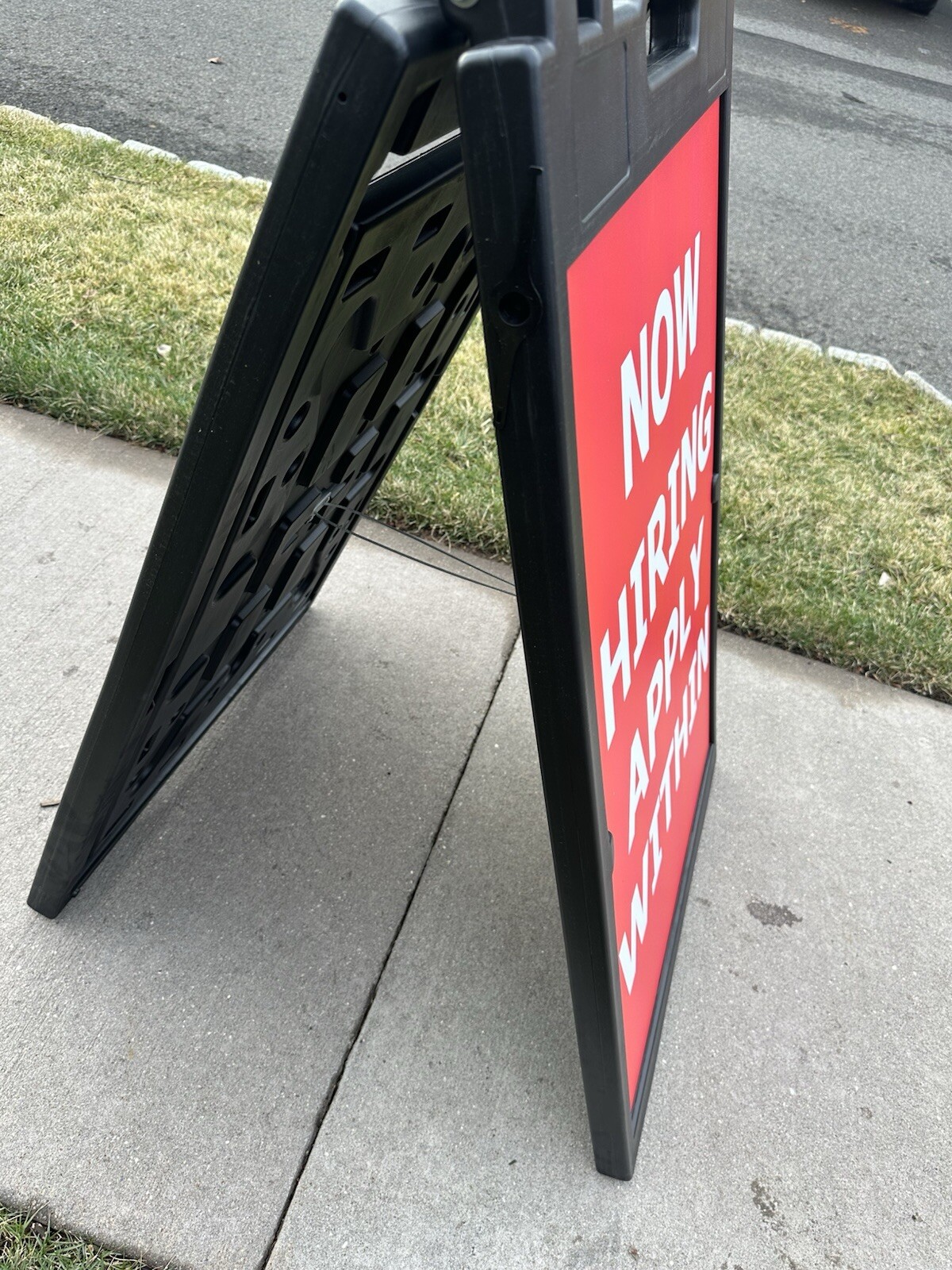 A-frame Sidewalk 24&Prime; x 36&Prime; Double Sided A-Frame Mobile Detailing Gwavemd