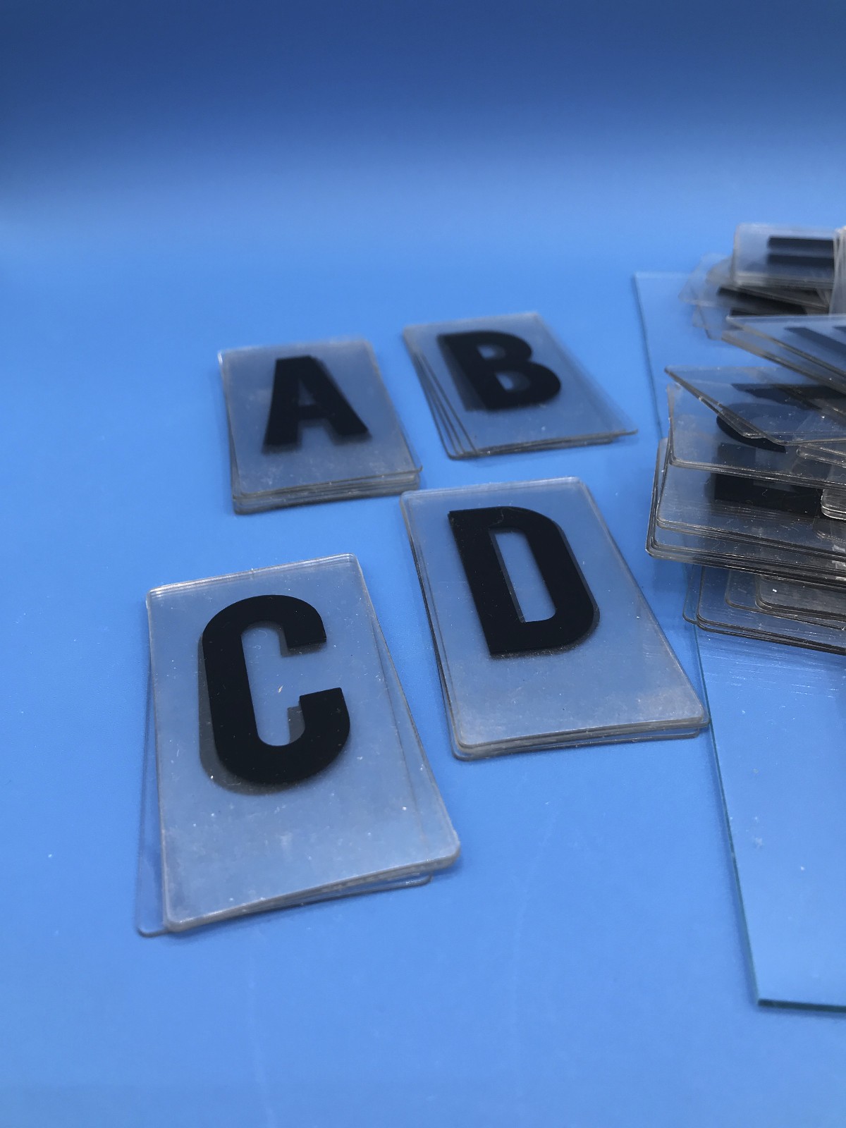 131 Piece Sign Letters Flexible Outdoor 3 x 1.625&Prime; Inch