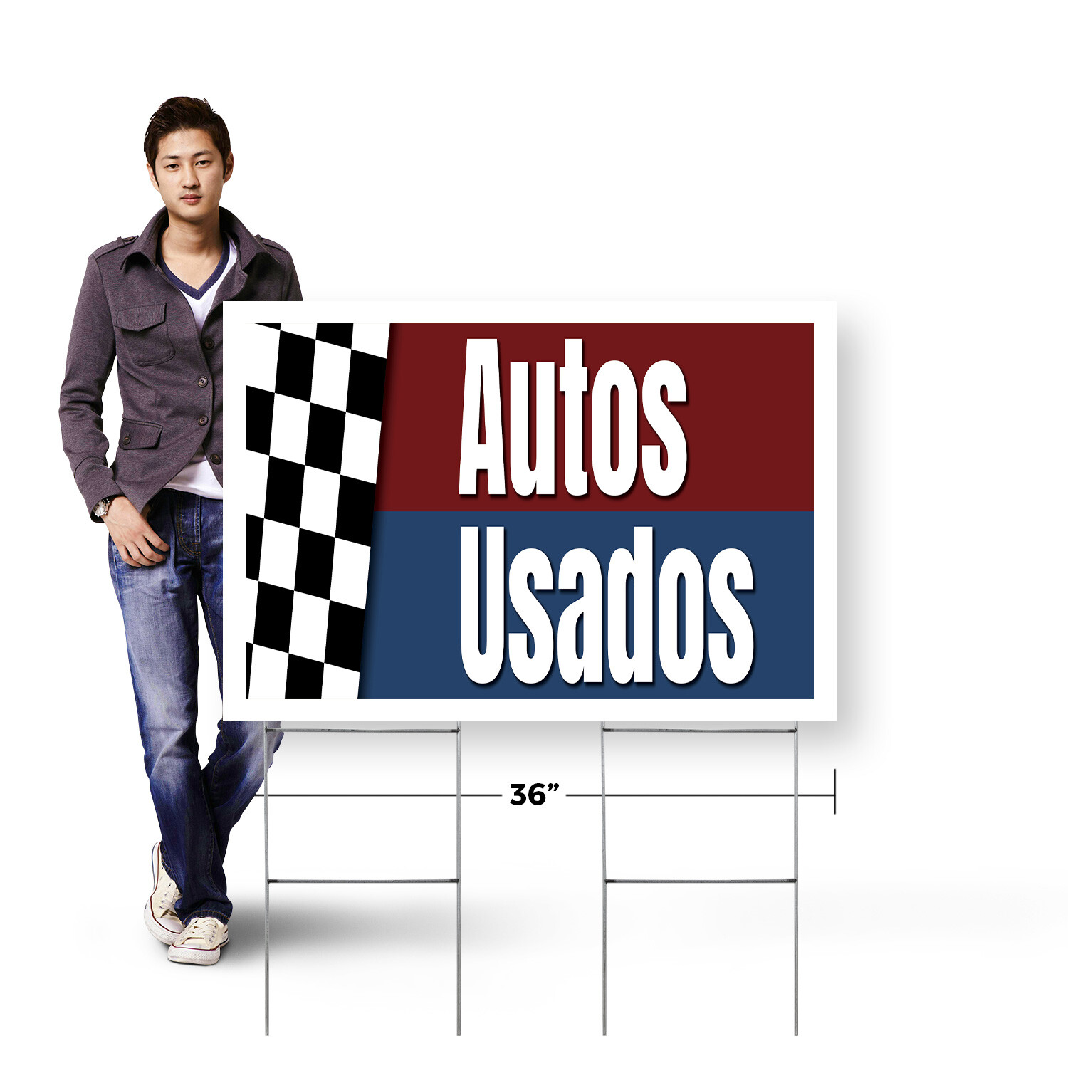 Autos Usados Yard Sign Spanish Used Car Sales, Reliable Vehicles, Financing