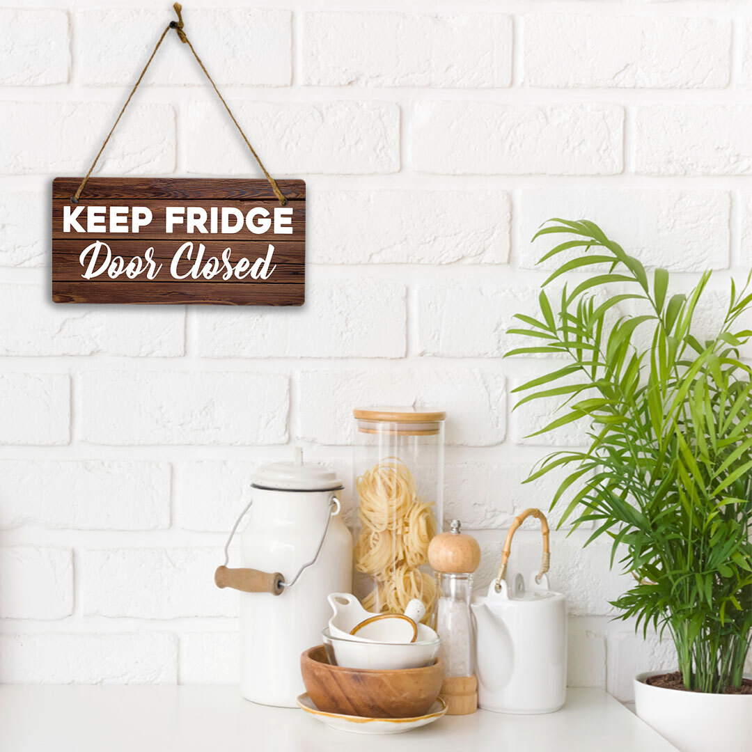 Keep Fridge Door Closed 5×10 Hanging Plus Sign | Home & Office Decor