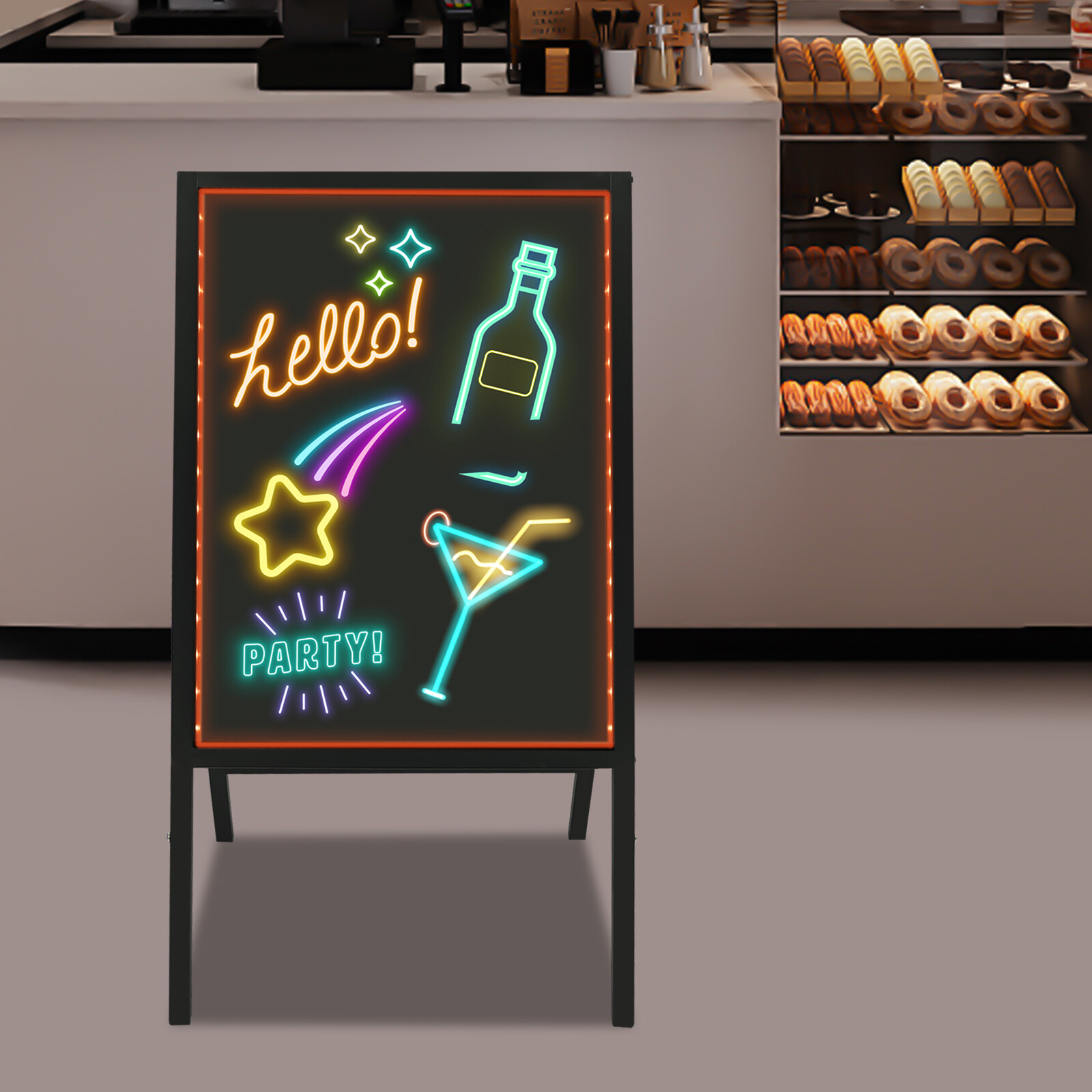 LED Message Writing Board Menu Board For Bar Restaurant With Remote Control NEW