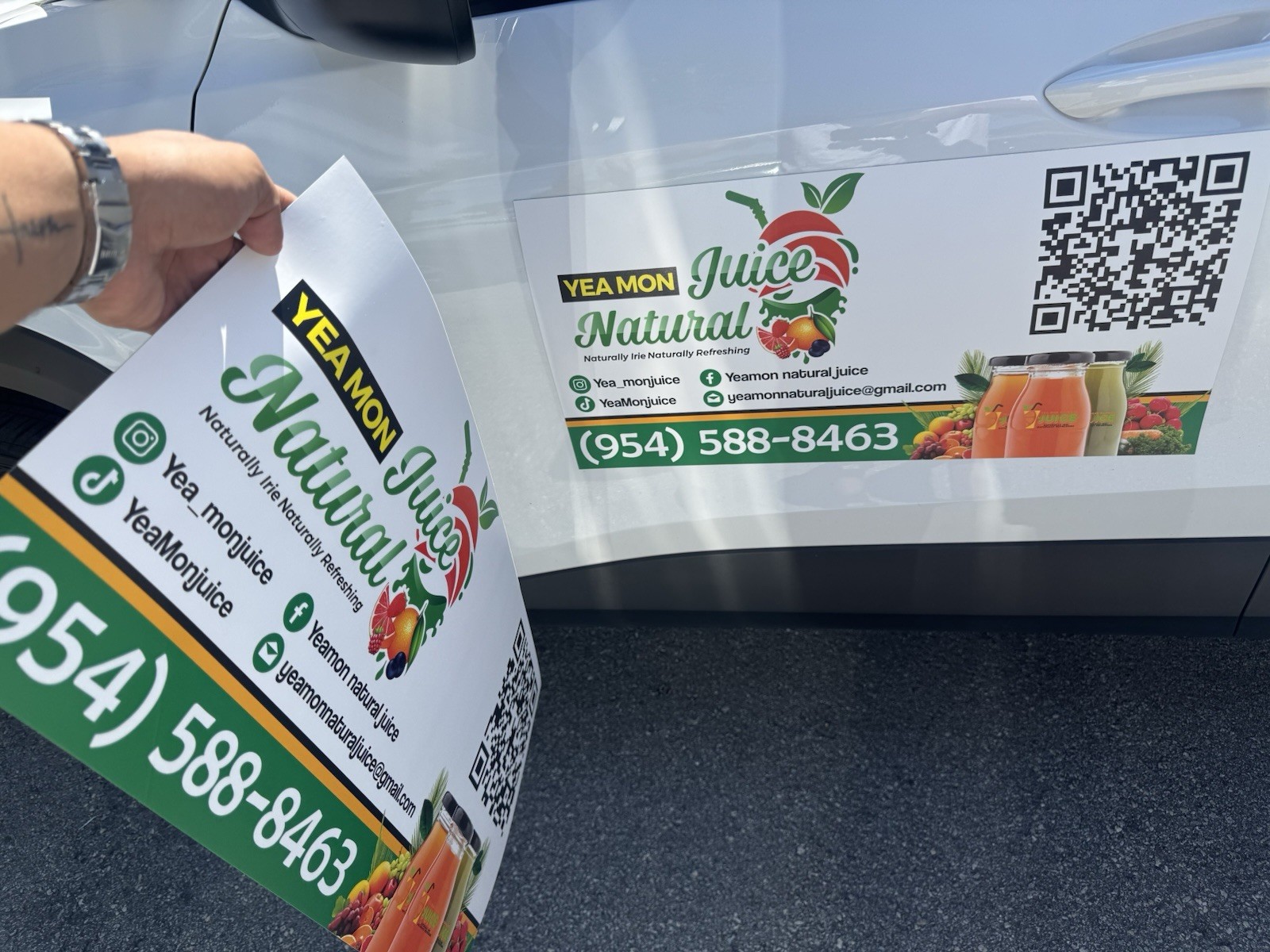 Custom Car Magnet Signs Pair (2) – 12×24” Business Advert Vehicle Door Magnet