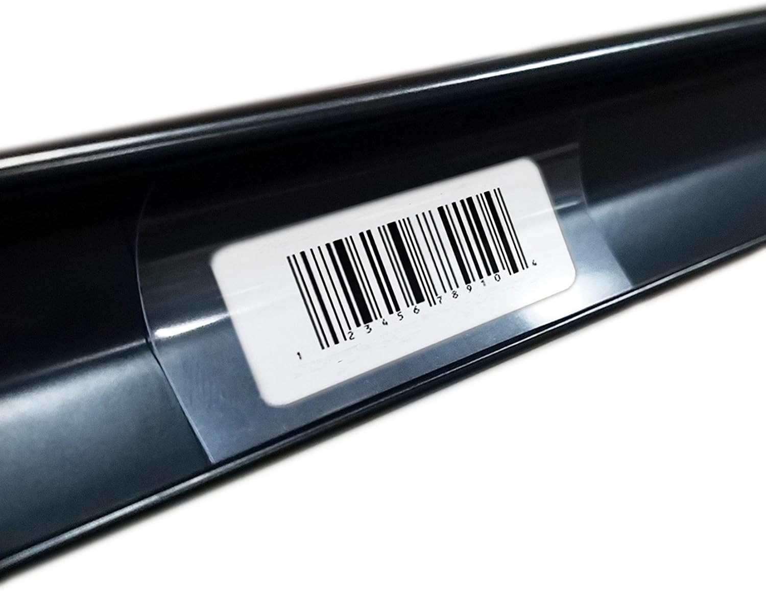 250 Clear Plastic Gondola Shelving Ticket Molding UPC Insert Strips 3&Prime; X 1.25&Prime;
