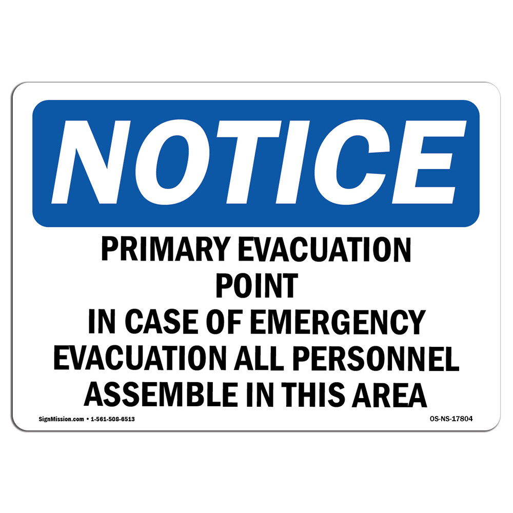 Primed Dry Standpipe OSHA Notice Sign Metal Plastic Decal