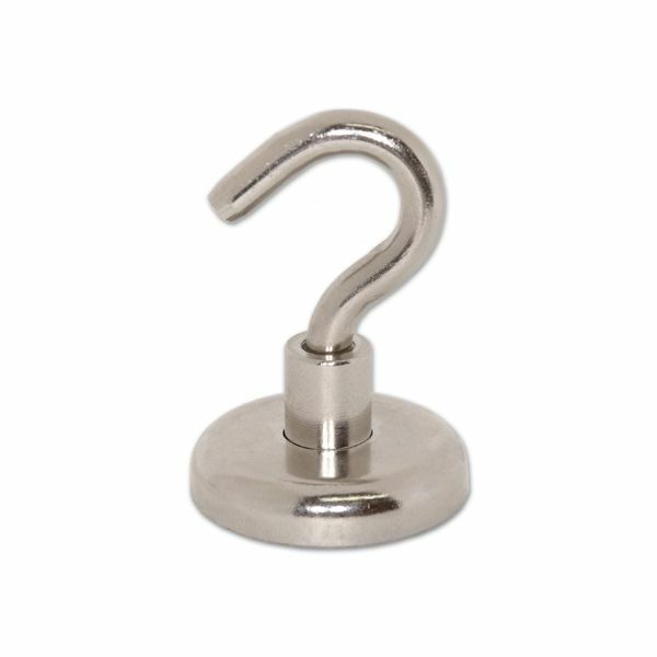 24x Heavy Duty Magnetic Hooks 34kg / 32mm | Super Rare Earth Sign Hook Hanger