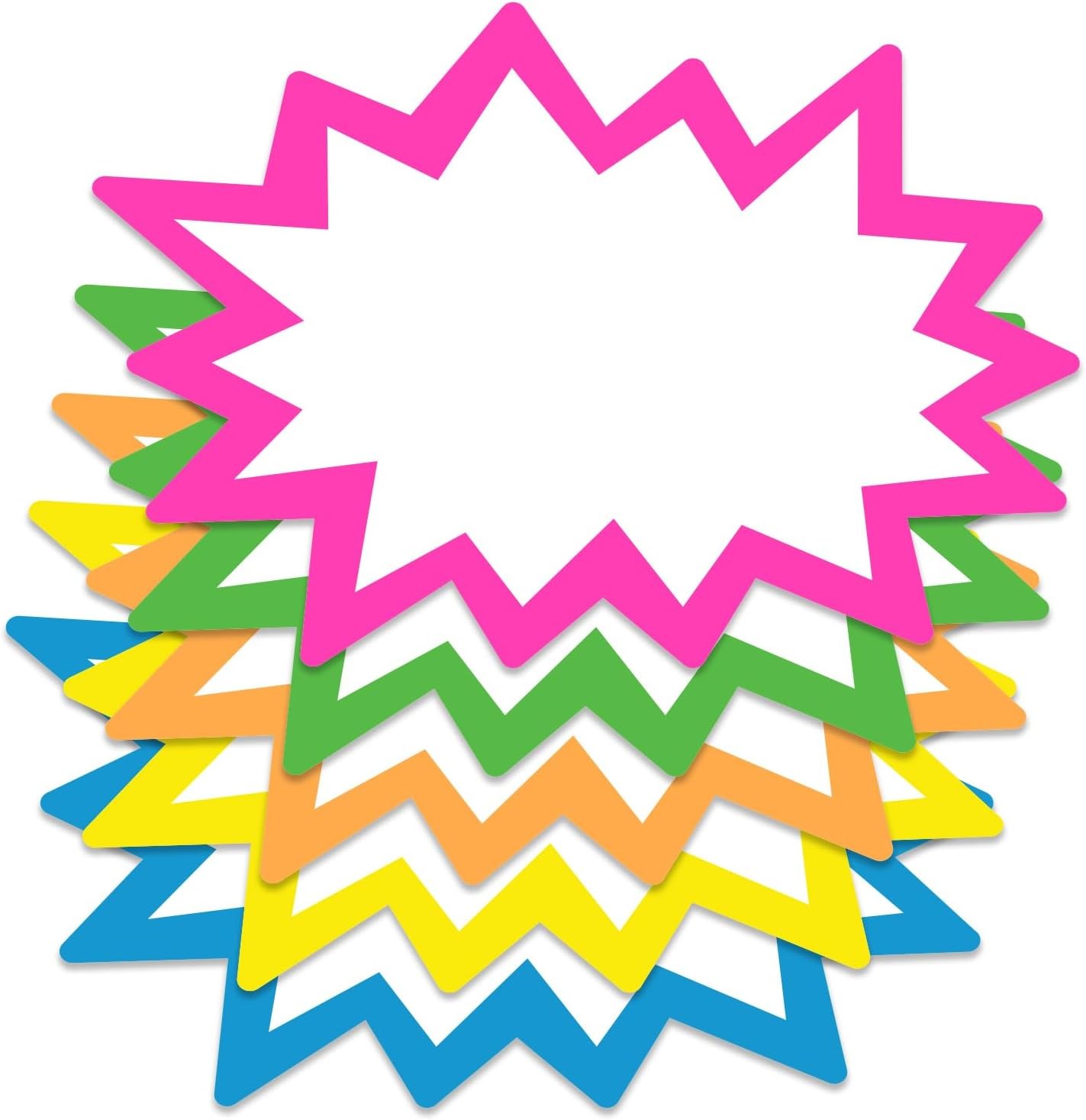 200pcs Starburst Price Tags 2×3 Yard Sale Garage Sale Signs Retail Labels