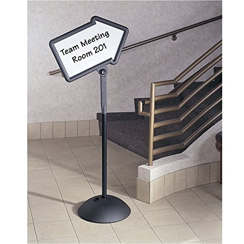 Dual Sided Arrow Shaped Dry Erase Sign For Directional Messaging 26X64 H