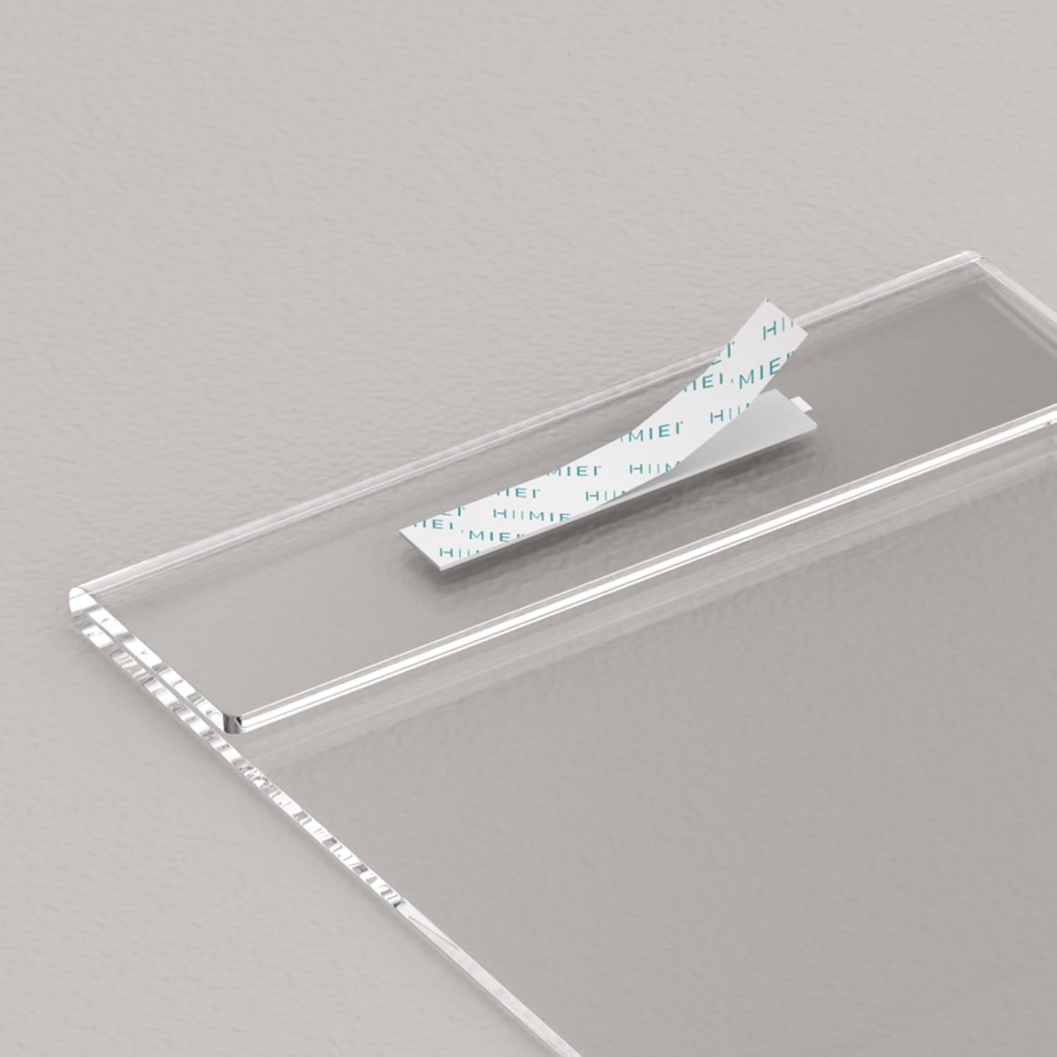 HIIMIEI Acrylic Sign Holder 8.5 x 11 Wall Mounted with Double 8.5×11 », clear