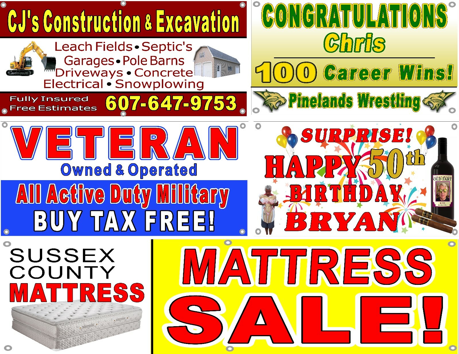 Electronics Repair Computer Cell phone Tablets Vinyl Banner Sign Various sizes