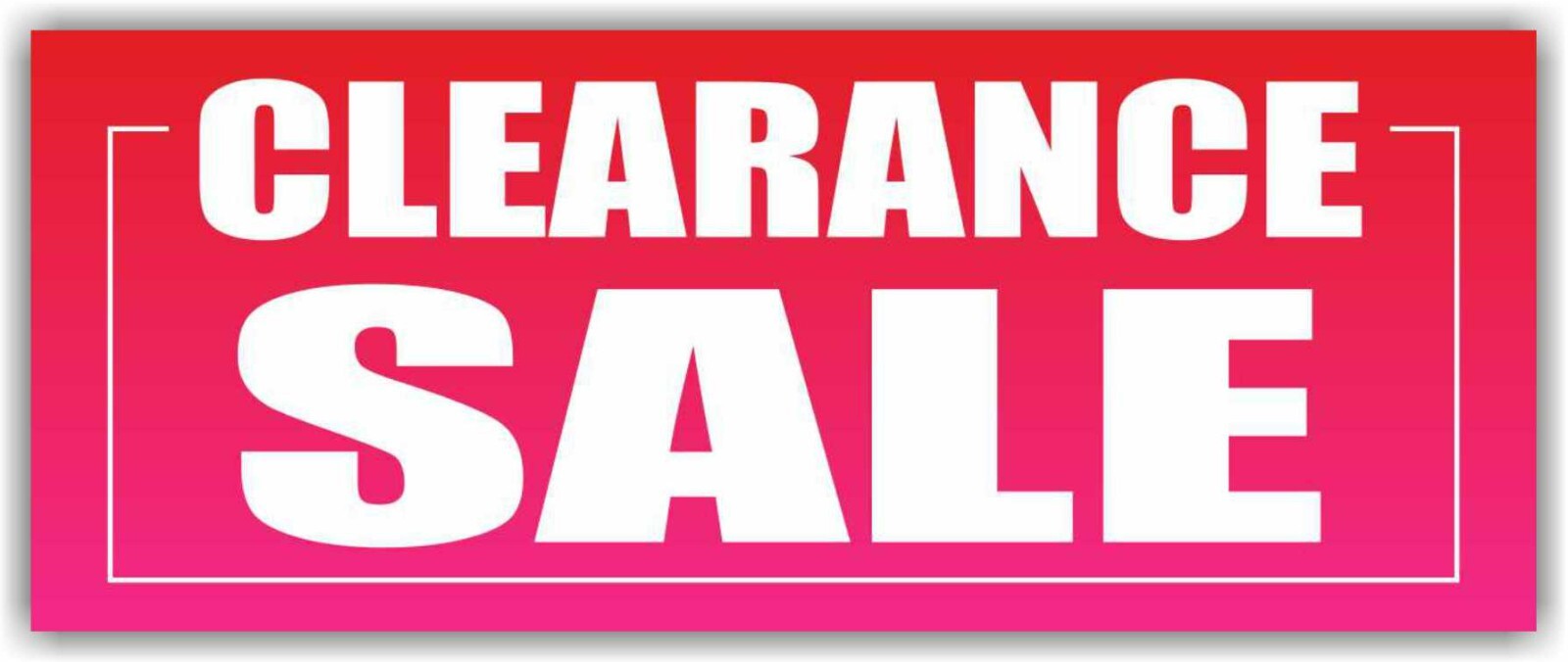 CLEARANCE SALE Advertising Banner Vinyl Mesh Sign discount retail 30 40 50 % off