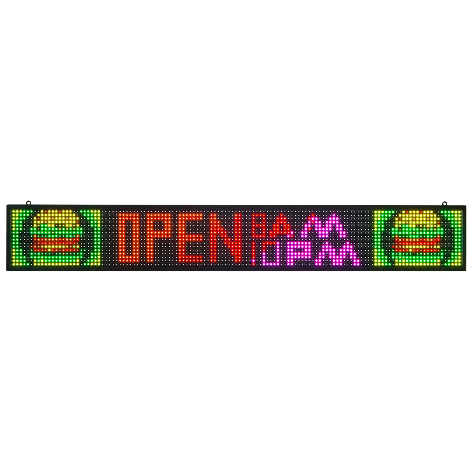 52×8 in Programmable LED Sign Digital Scrolling Display Board P10 Full-color