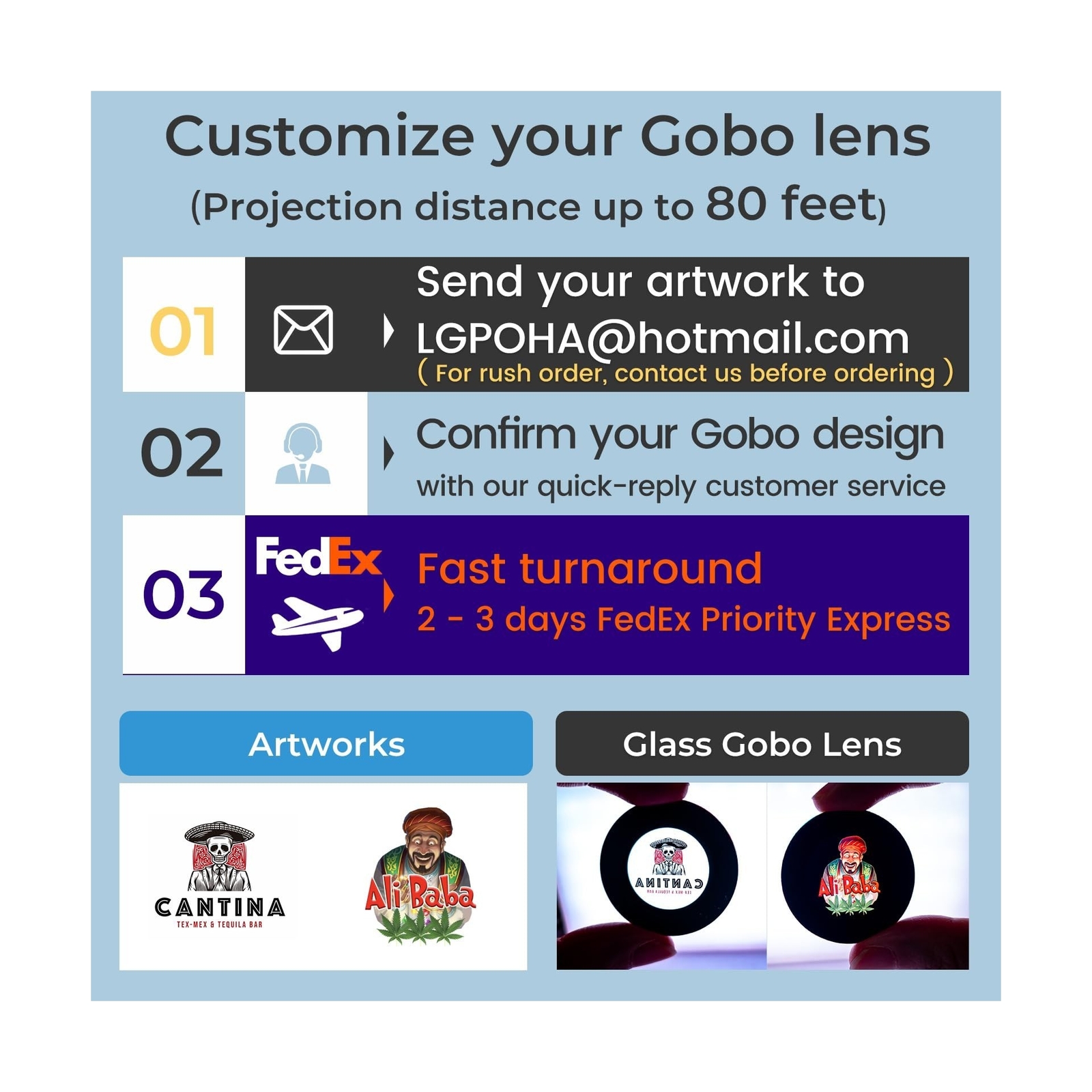 85W Logo GOBO Projector for Business, Rotational IP65 Waterproof Outdoor LED …