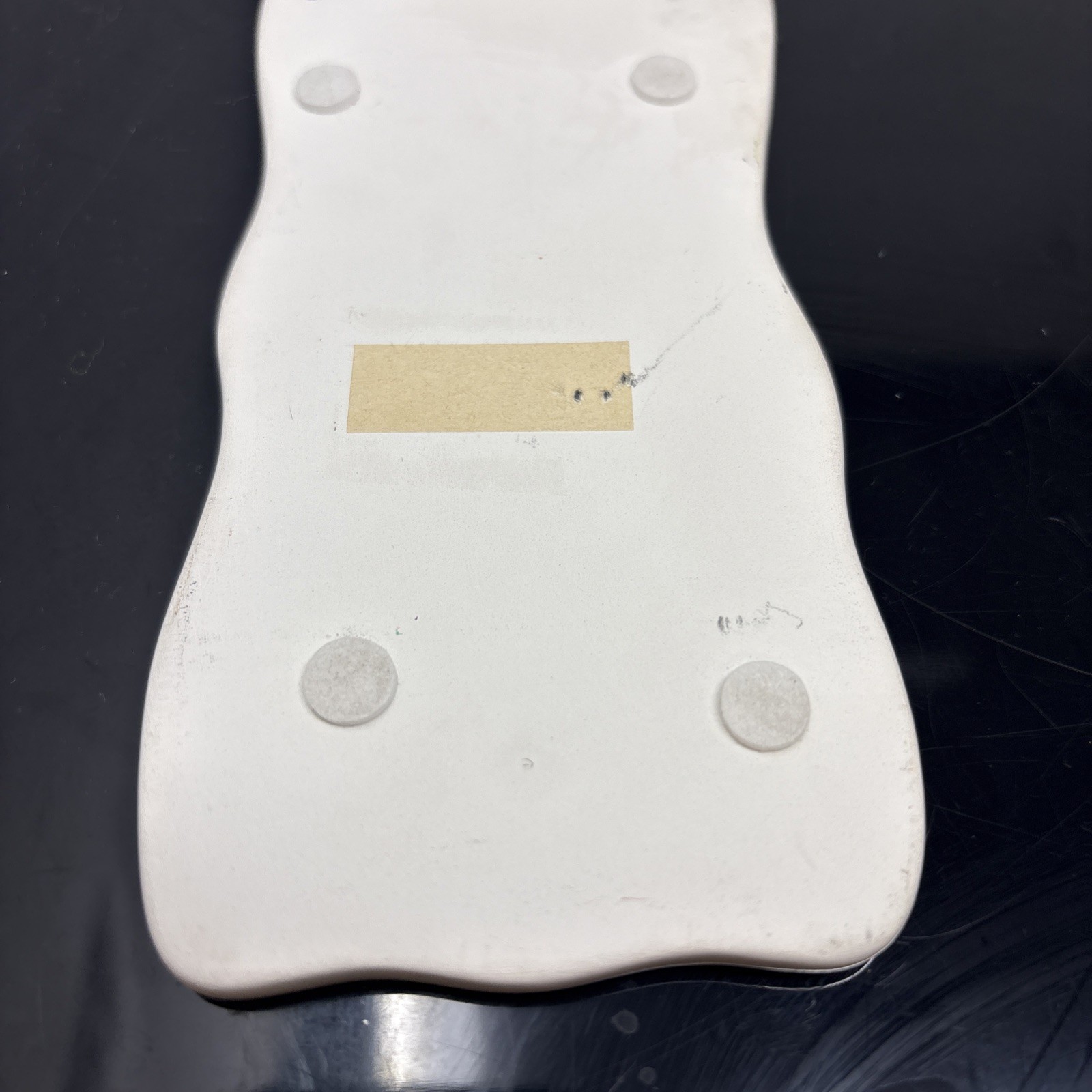 Glazed Ceramic Comical « My Job Is Secure… » Sign – Wire Hanger