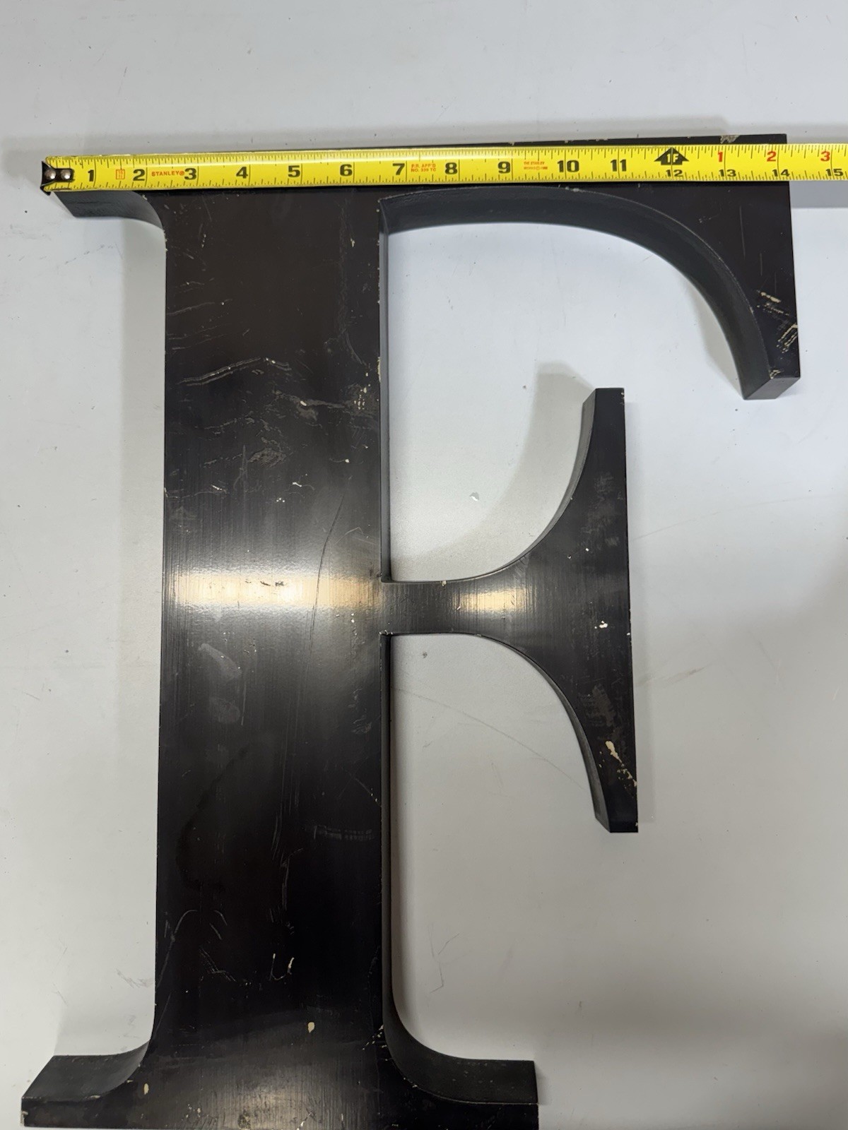 Gemini Inc 18” Cast Aluminum Architectural Letter Sign Black Commercial Letters