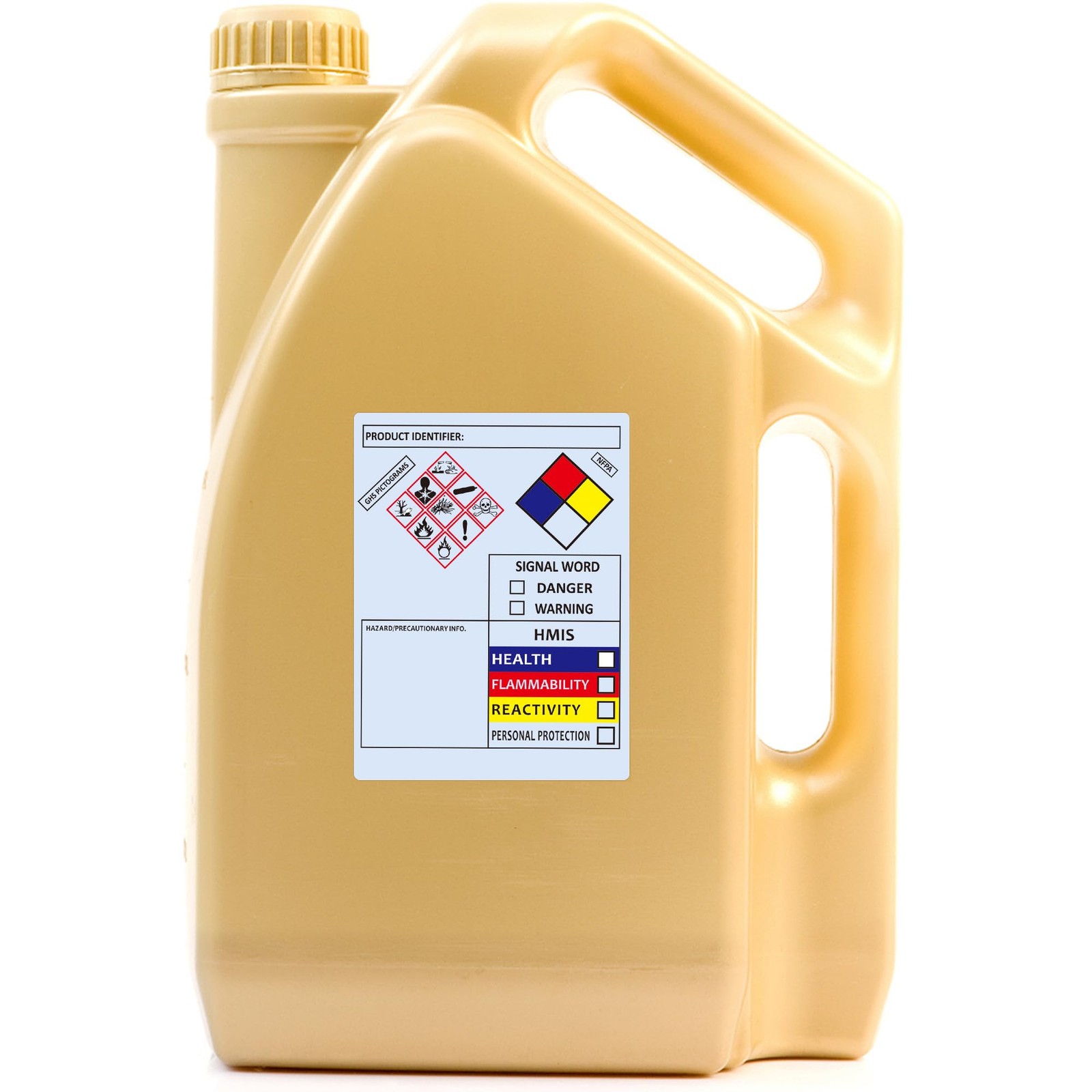 Hybsk SDS OSHA Chemical Safety Labels | 4×3 inches MSDS Stickers with GHS NFP…
