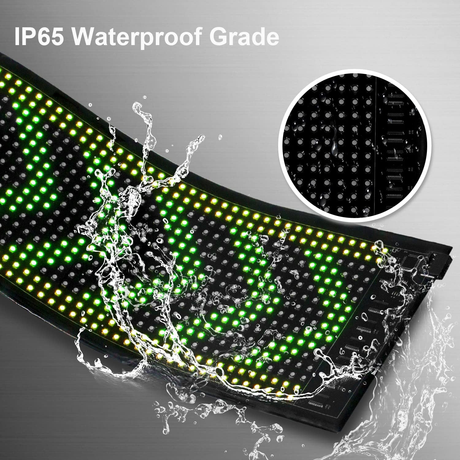 Programmable LED Sign High Bright Scrolling Signs USB 5V LED Matrix Panel Smart