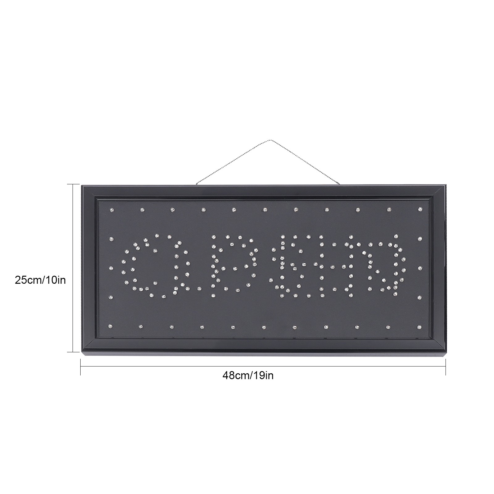 2In1 Bright LED Business Open Closed Sign Display Neon Board For Store Bar Shop