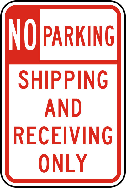 No Parking LOADING ZONE 9&Prime;x 12&Prime; Aluminum Sign -business signs – STREET SIGN, new