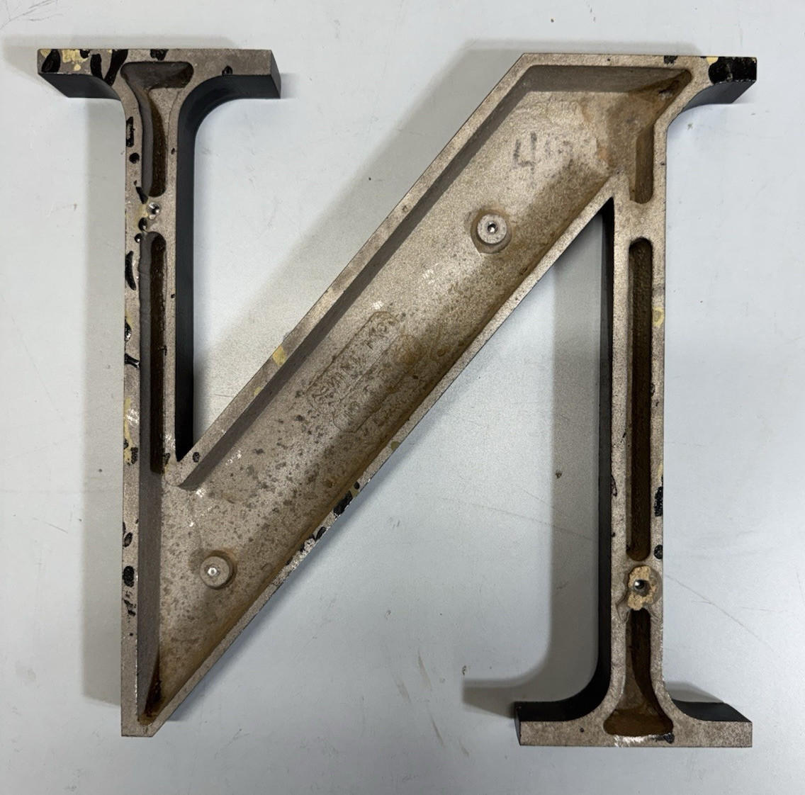Gemini Inc 10” Cast Aluminum Architectural Letter Sign Black Commercial Letters