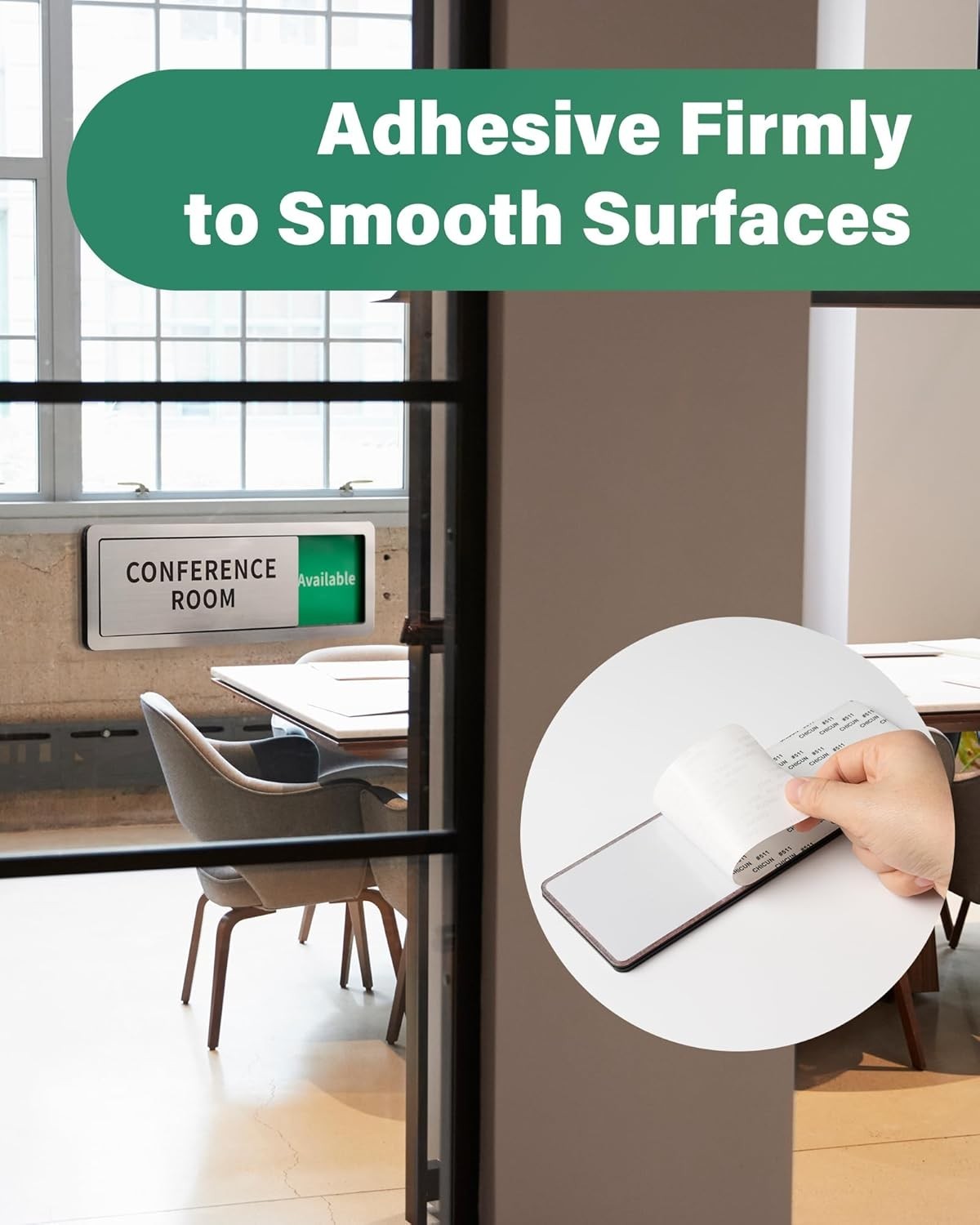 Conference Room Office Door Signs Do Not Disturb, In Use/Available Slider Sig…