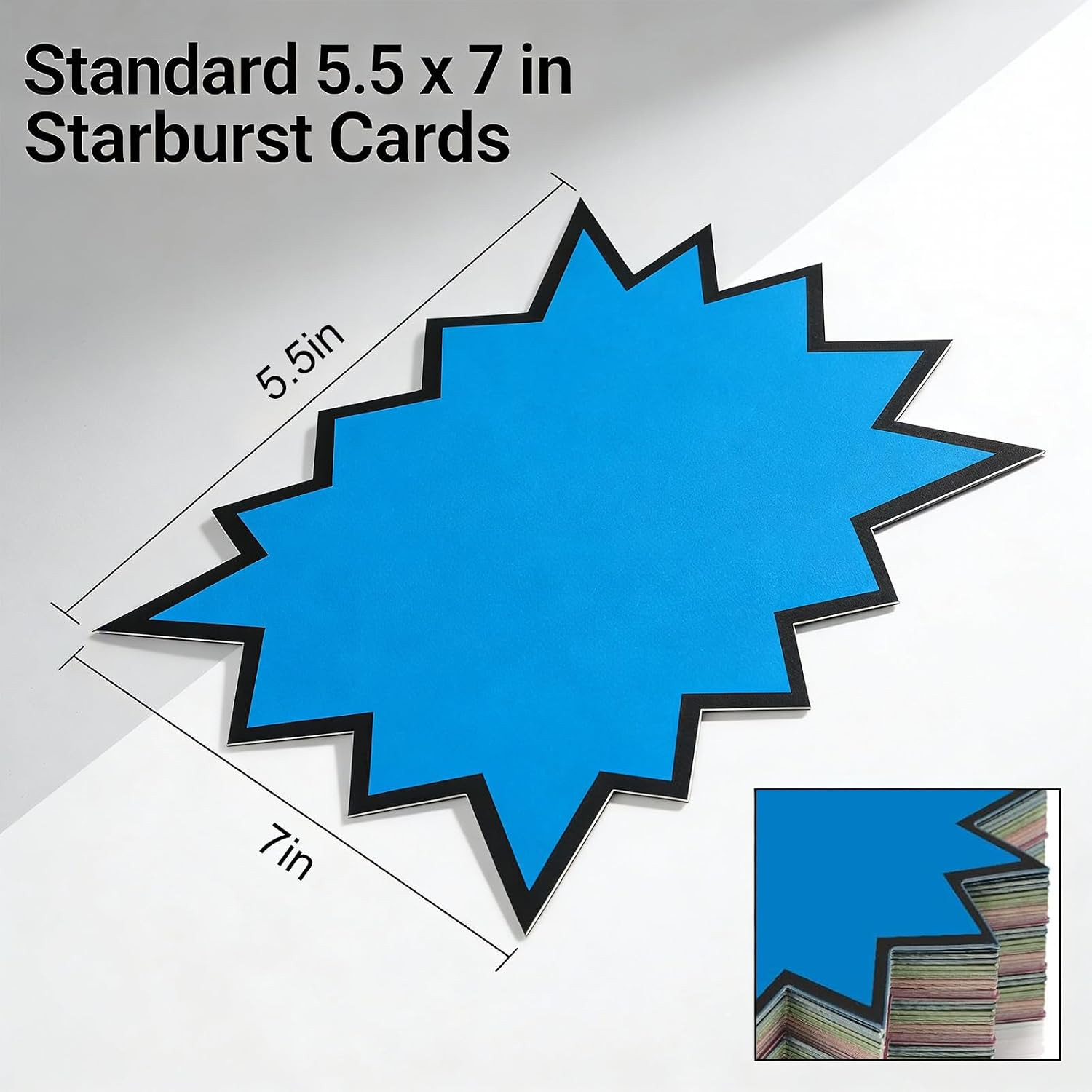 160 Pcs Neon Starburst Sale Signs – 5.5 X 7 Inch Fluorescent Burst Price Tags fo