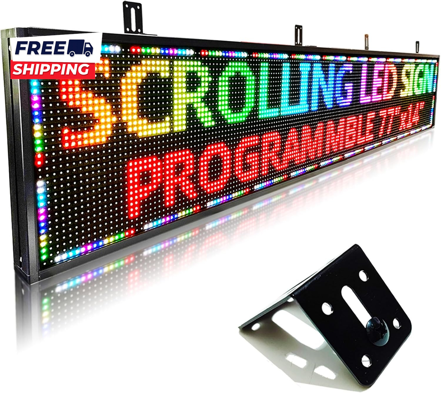 HS Outdoor Programmable Led Sign Open Neon Signs Digital Scrolling Electronic M