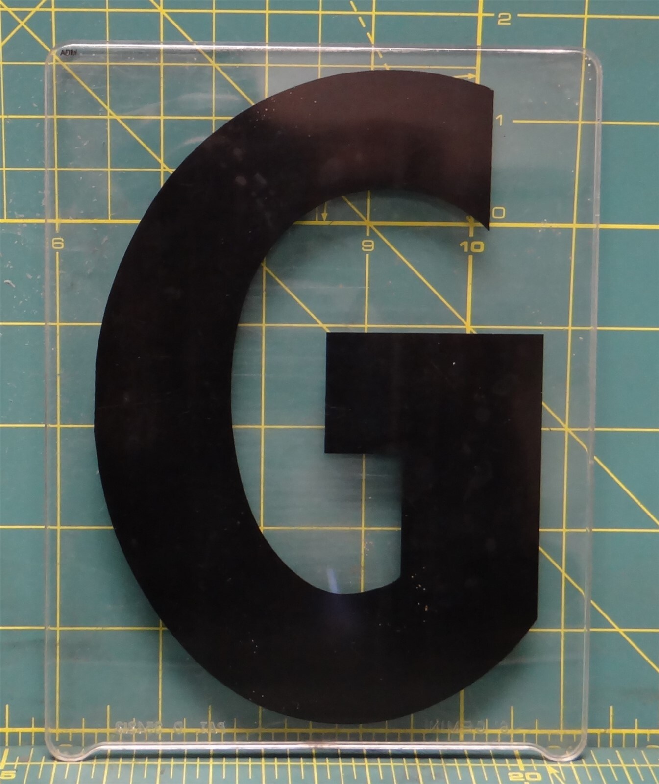 (G) 7&Prime; x 5&Prime; Acrylic Wagner Zip-Change Marquee Sign Changeable Letter