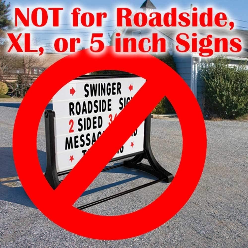 Enhanced Visibility Numbers for A-Frame Signs – Pack of 60