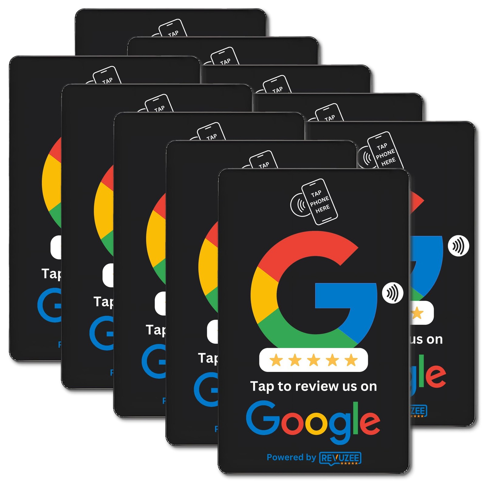 Revuzee Review Tap For Google 10 Nfc And Custom Qr Code Sign For Analytics And