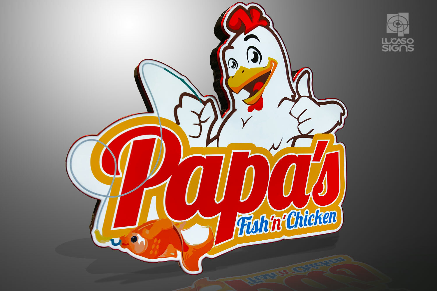 Custom LED Business Signs Channel Letters – LED Signs Regular Front Translucent