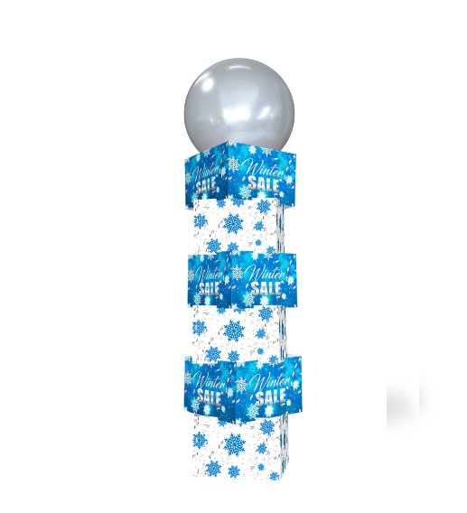 PermaShine Printed Balloon Tower kit indoor Car Dealership Sale Advertisement