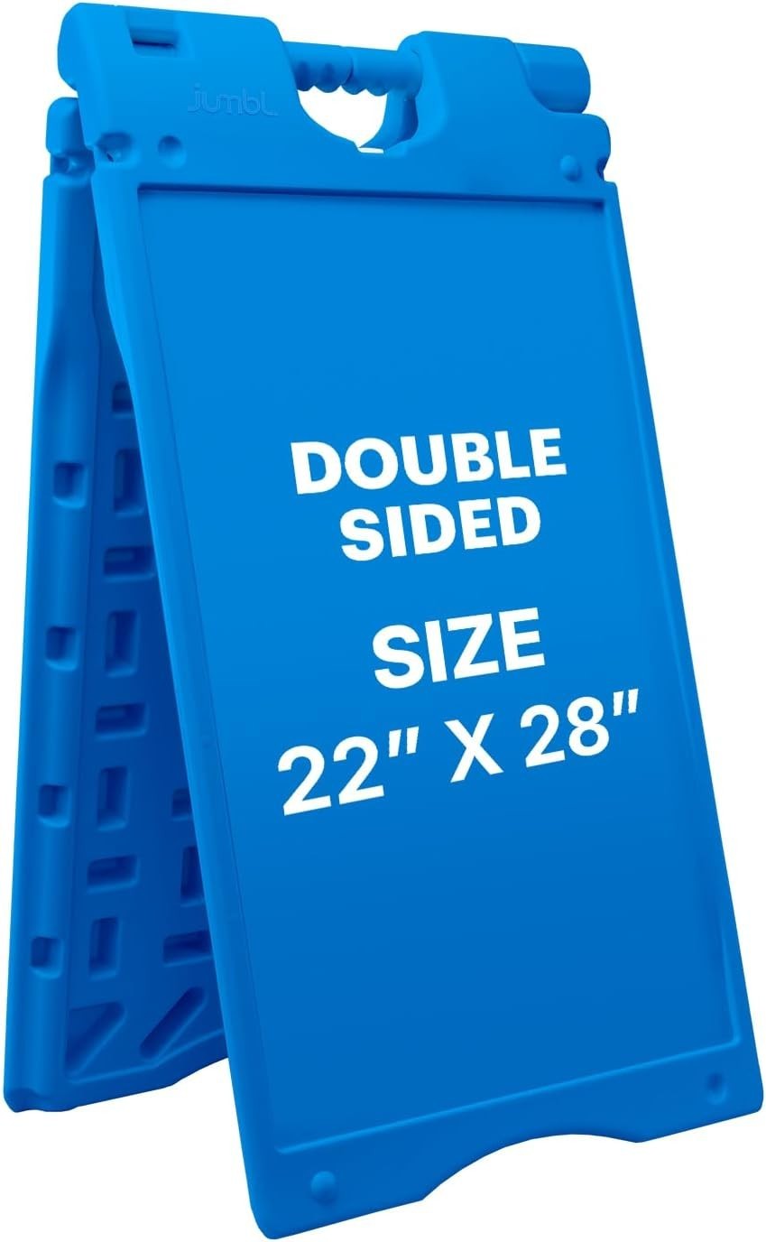 A-Frame Signboard 22” x 28” Display Surface – Large Outdoor Sandwich Board
