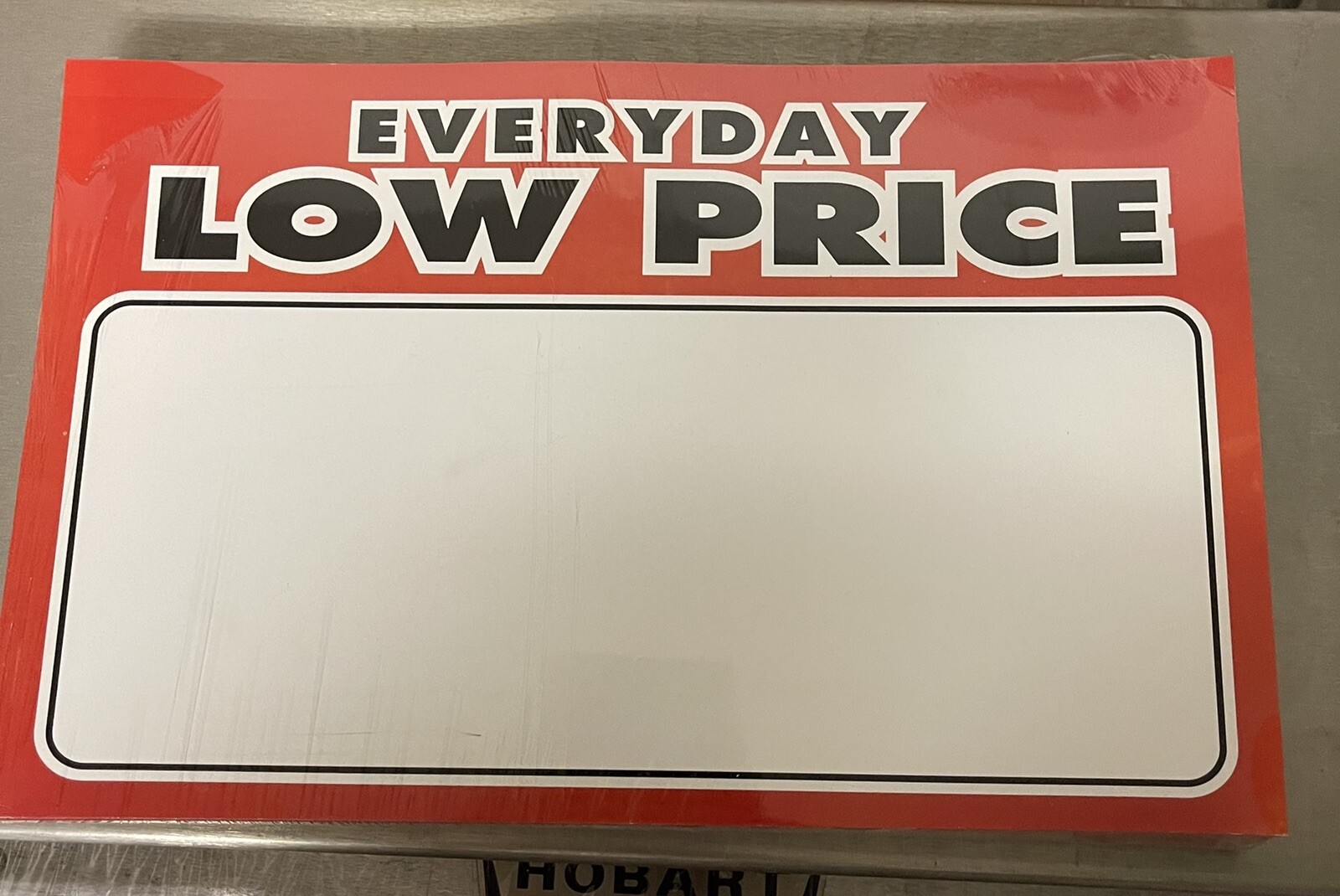 EDLP Gondola, Slat /Grid Wall Retail Shelf Signs-Price Cards-100-11&Prime;x7&Prime;