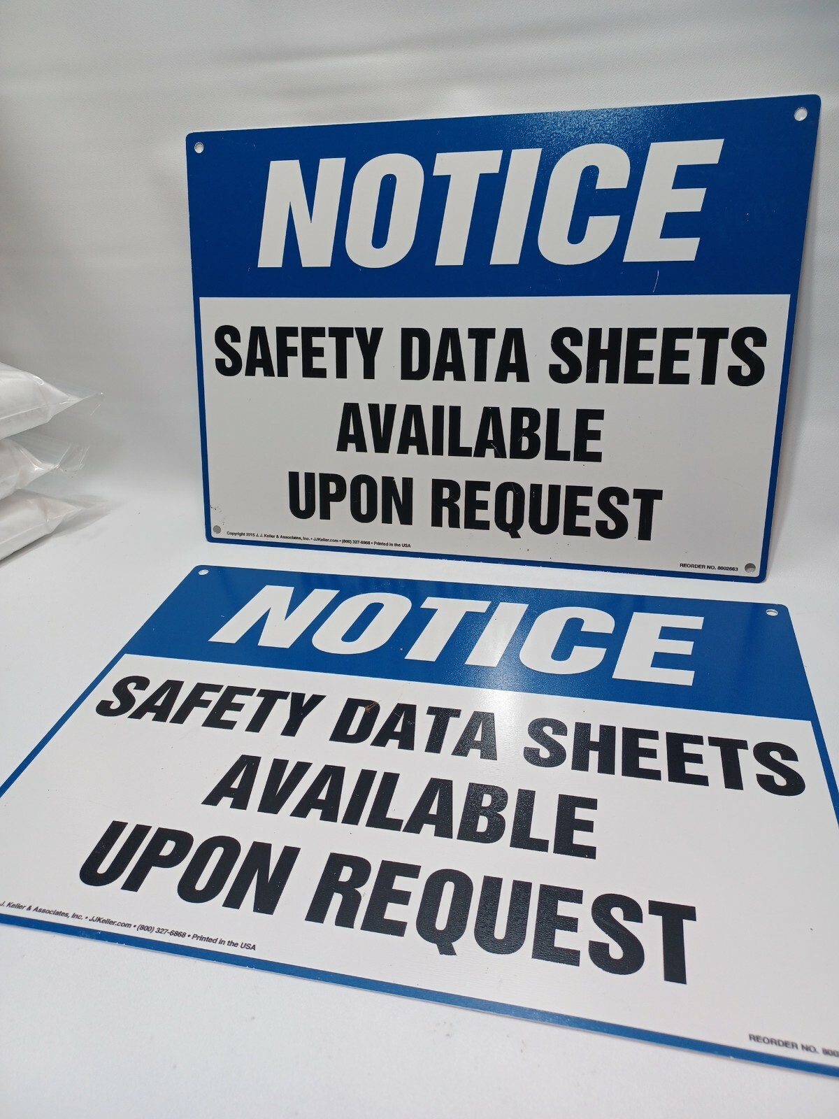 OSHA Notice Aluminum Sign – Safety Data Sheets Are Available Upon Request 10×14