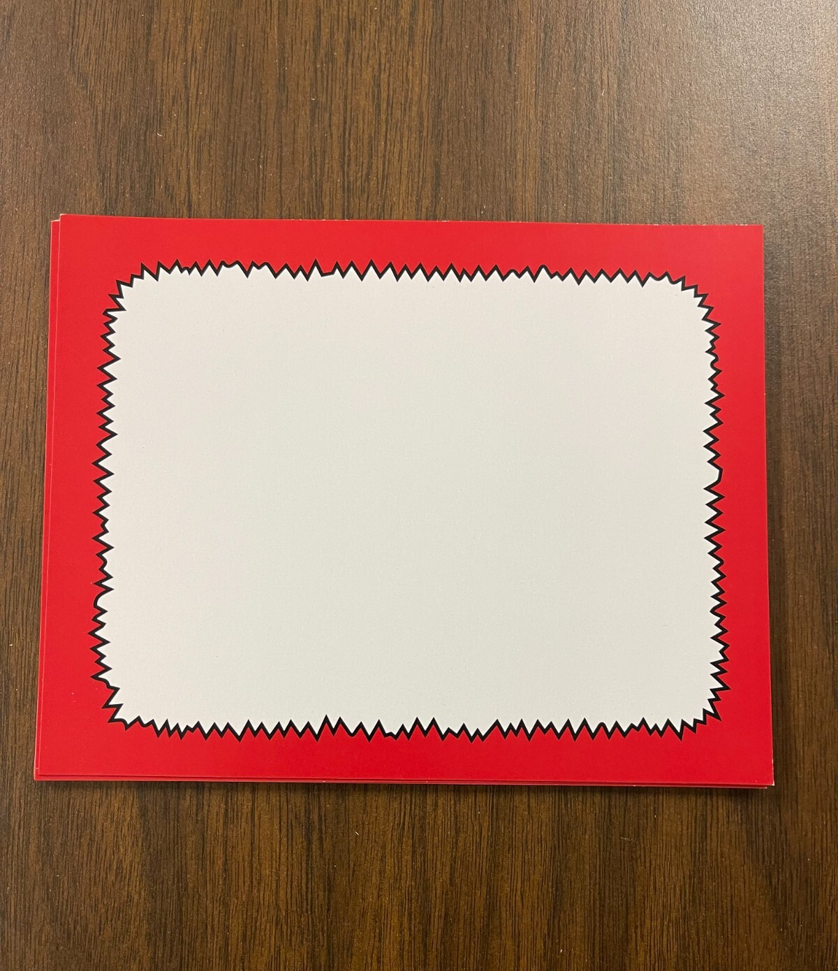 Red/Black Starburst Price Cards/Shelf Signs- 5.5&Prime; x 7&Prime; – 40 pieces