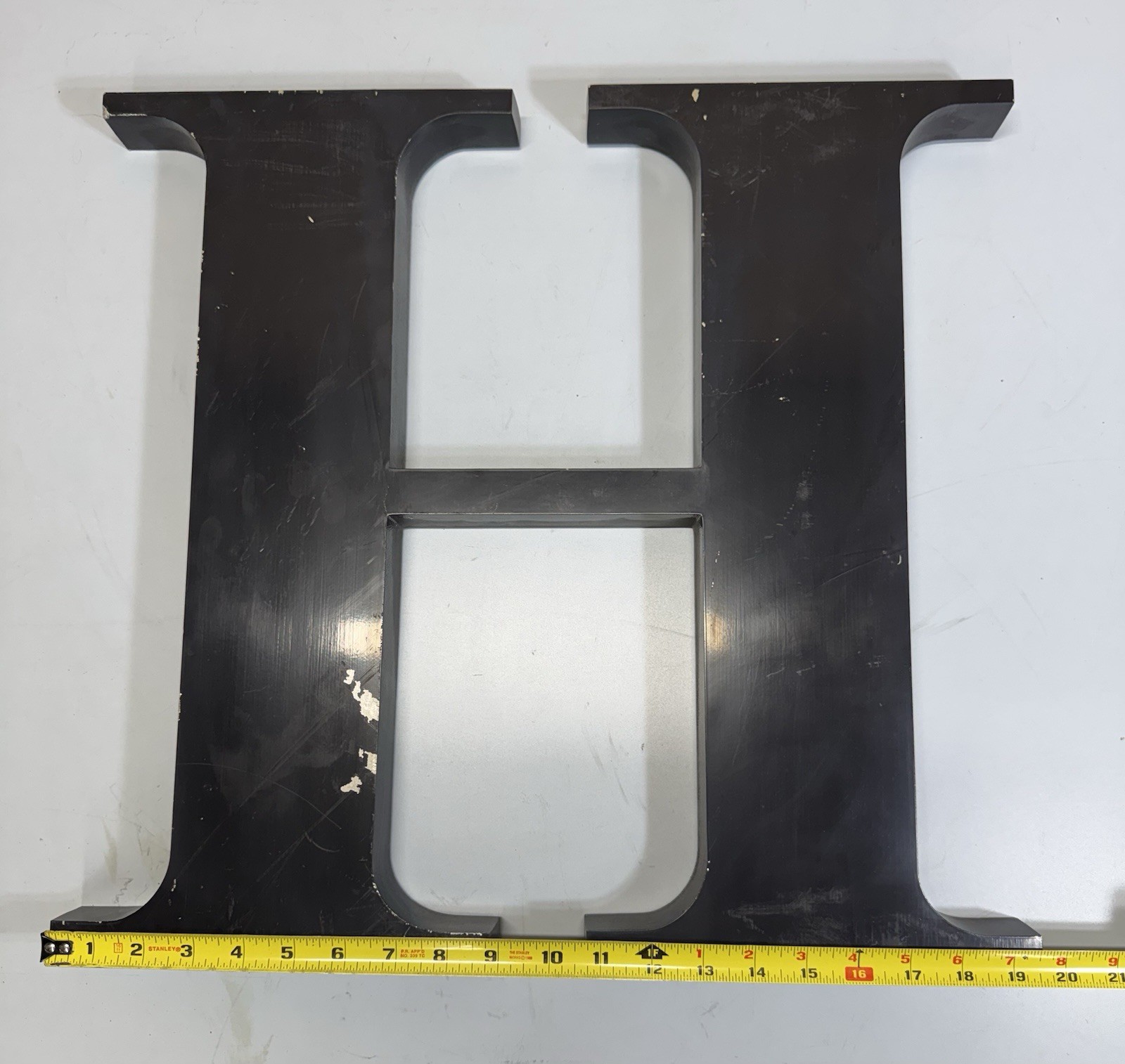 Gemini Inc 18” Cast Aluminum Architectural Letter Sign Black Commercial Letters