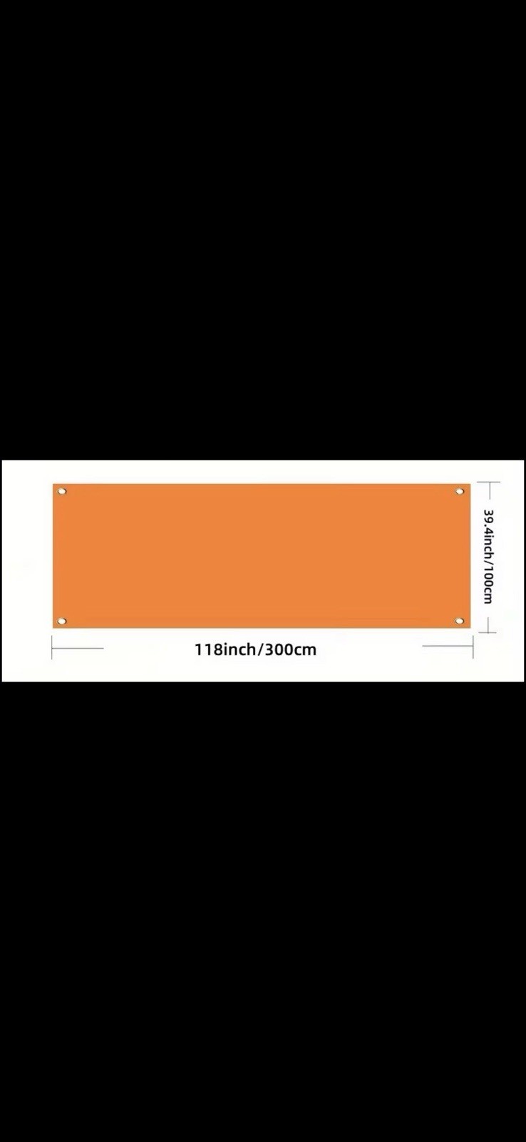 Auto Business Hanging Banner Sign Yellow Red Black White 118×39.4 in w/ Hardware