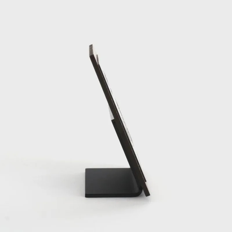 Personalized Engraved Wooden QR Code Easel (NFC) – Google Review Stand