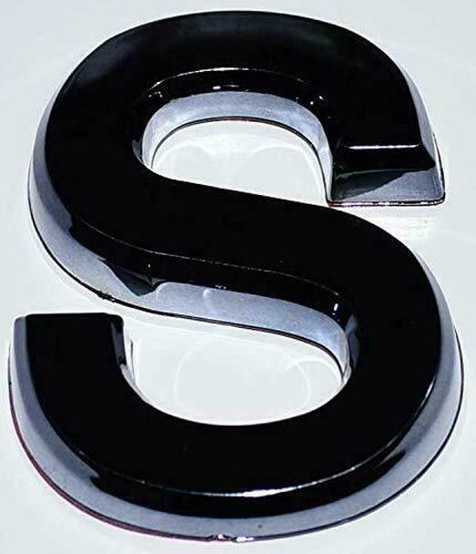 1 PCS – Apartment Number Sign/Mailbox Number Sign,Letter S (Black,3D…ref0420