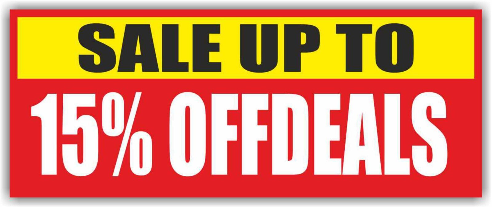 SALE UP 15% OFF DEALS Advertising Banner Vinyl Mesh Sign Flag discount clearance