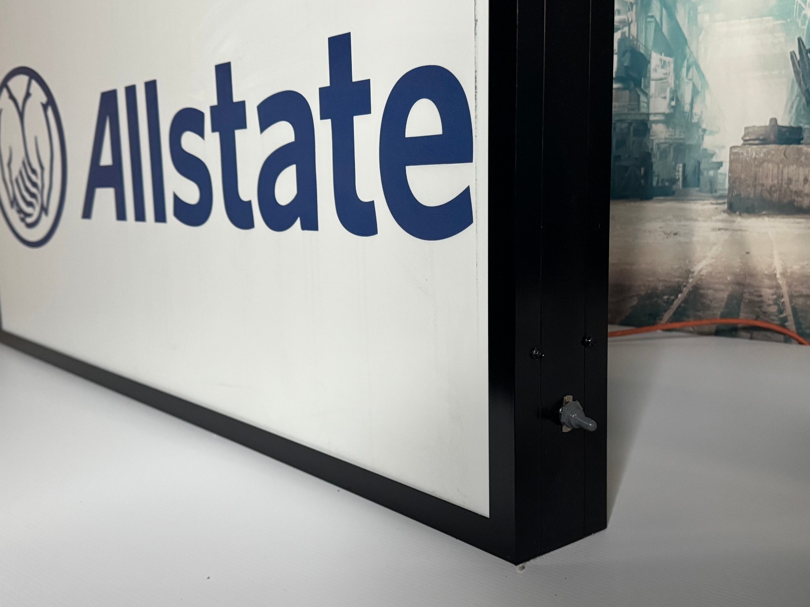 Outdoor Light Box Sign Cabinet Single Side Led Lighting 4&Prime; Profile 4×8