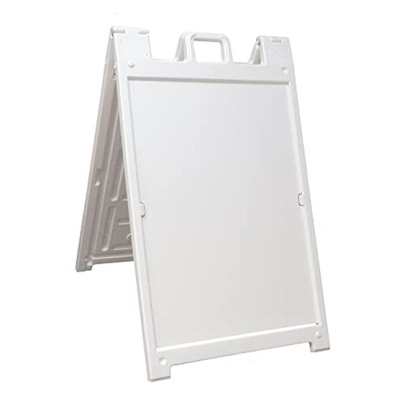 Portable A Frame Sidewalk Sign Holder Double Sided Quick Change Display New