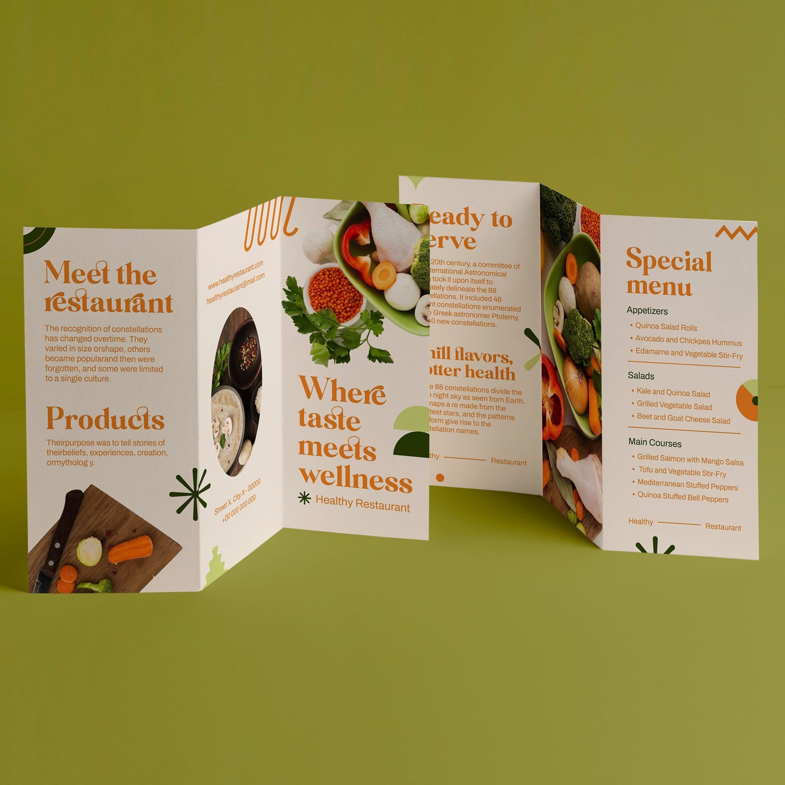 Custom Tri Fold Brochure | 100 lb. Gloss Book | Double Sided