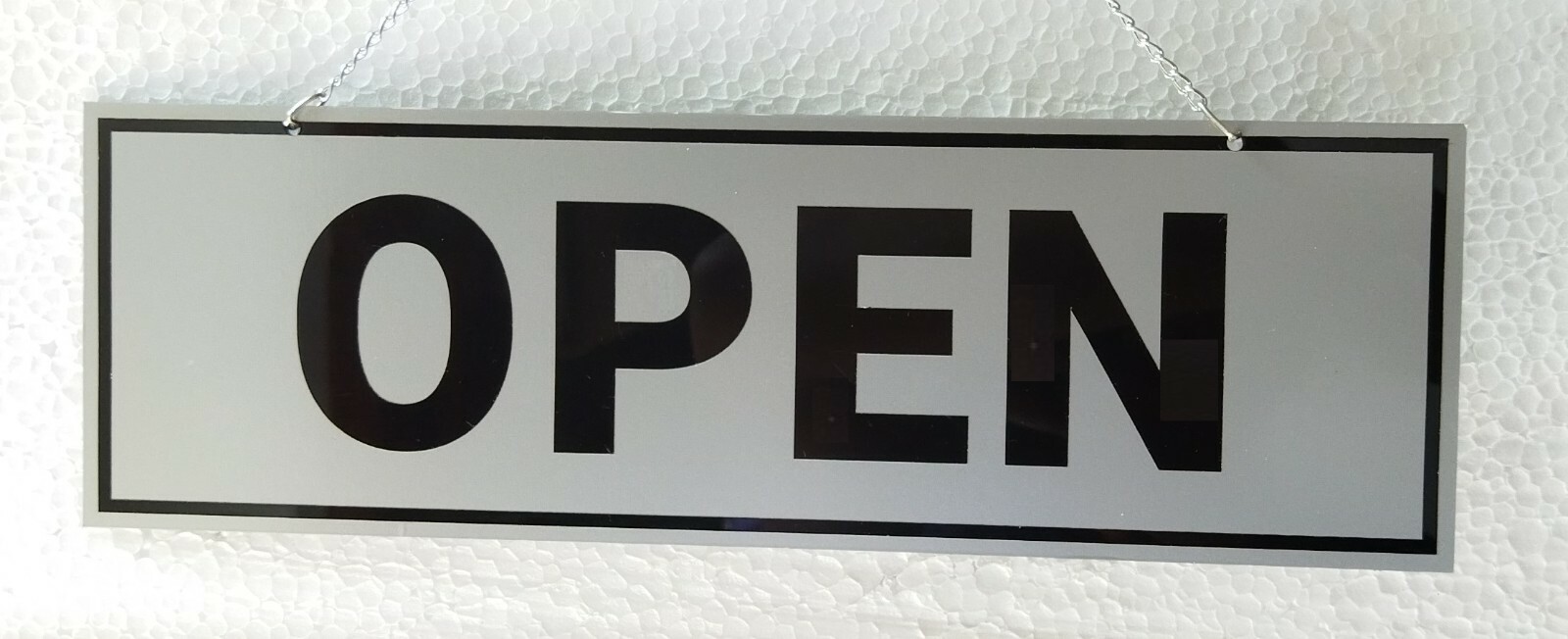 Open / Closed Sign, Hanging Sign, Shop Window / Door Sign, Acrylic, double sided