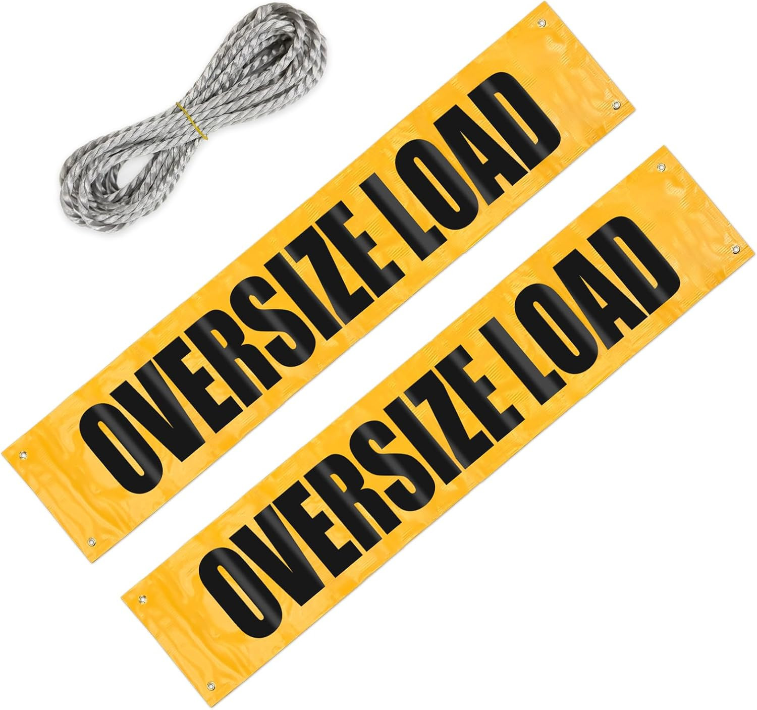 2 Pack 12 X 60 Inch Oversize Load Signs for Trucks Escort Vehicles Accessories W