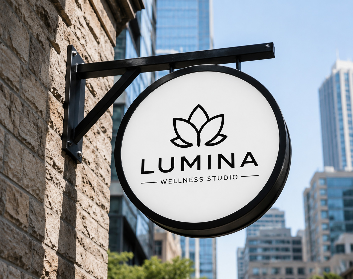 Custom LED Light Box Sign Double-Sided Illuminated Outdoor Business Sign