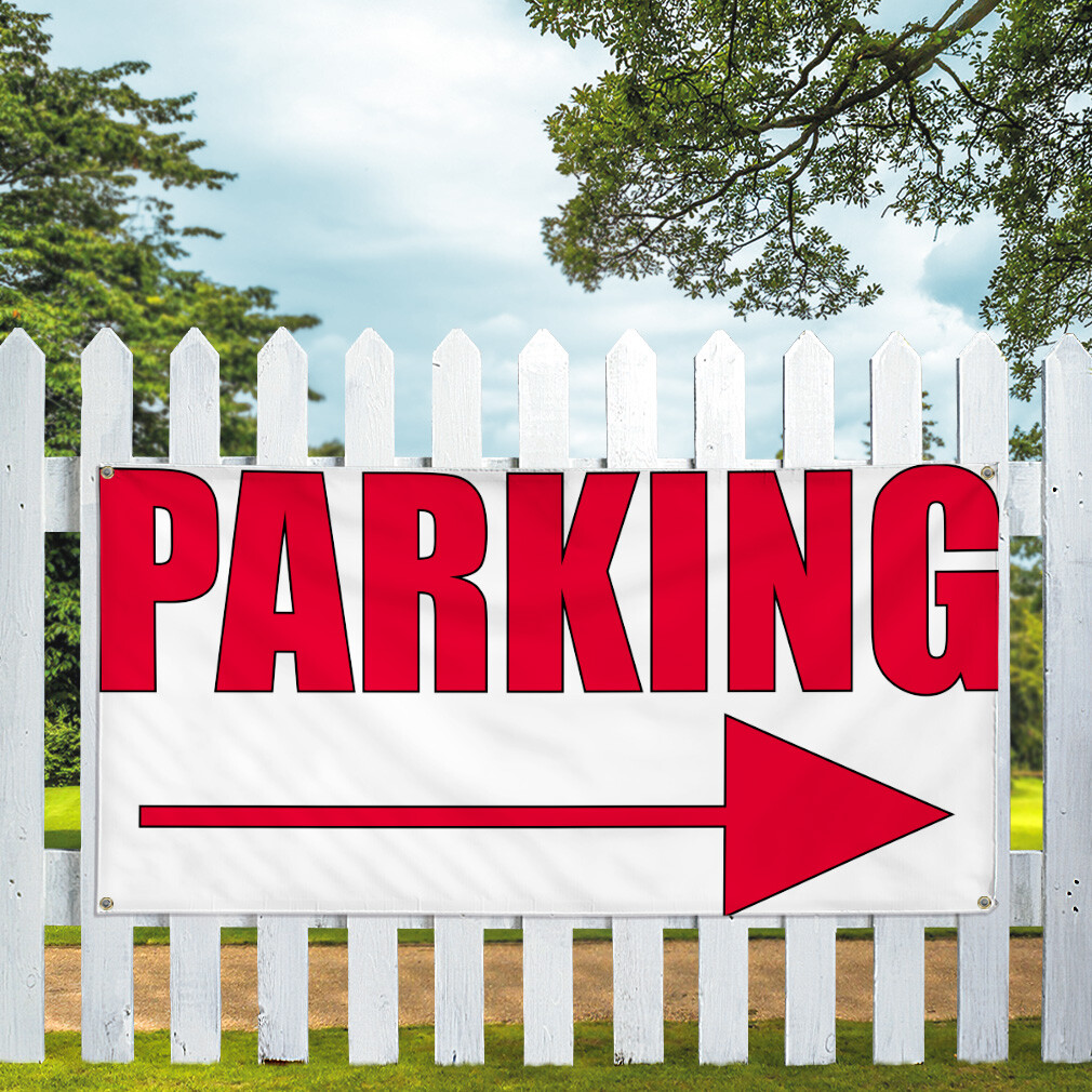 Vinyl Banner Multiple Sizes Parking Outdoor Advertising Printing C Business