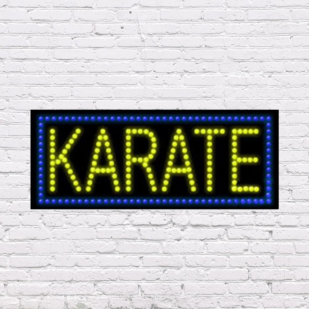 LED Karate Sign | Light Up Sign | 11&Prime;H x 27&Prime;W x 2&Prime;D