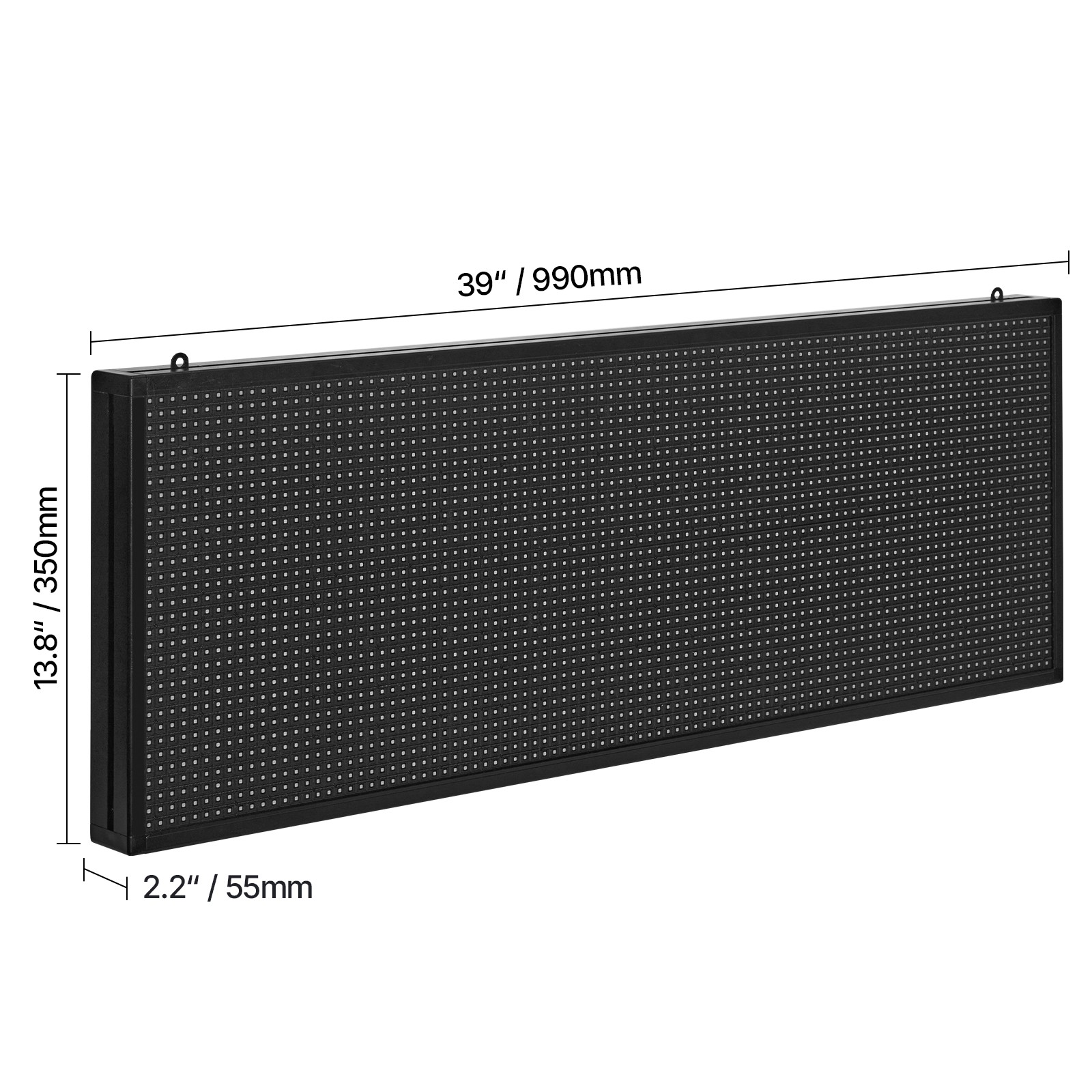 40×14 in LED Scrolling Sign Programmable Digital Display Board P10 Full Color