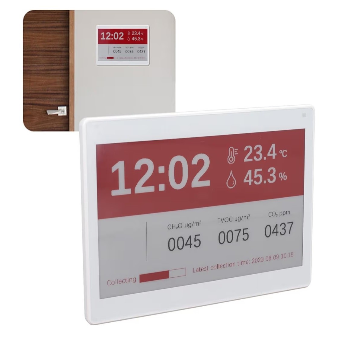 Cuifati 7.5&Prime; Bluetooth E Ink Display Electronic Paper Sign Cordless, 3 Color